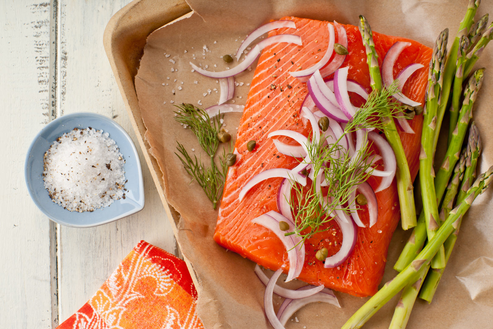 Fresh King Salmon - Theresa Fernandez Photography | Dallas Food Photographer