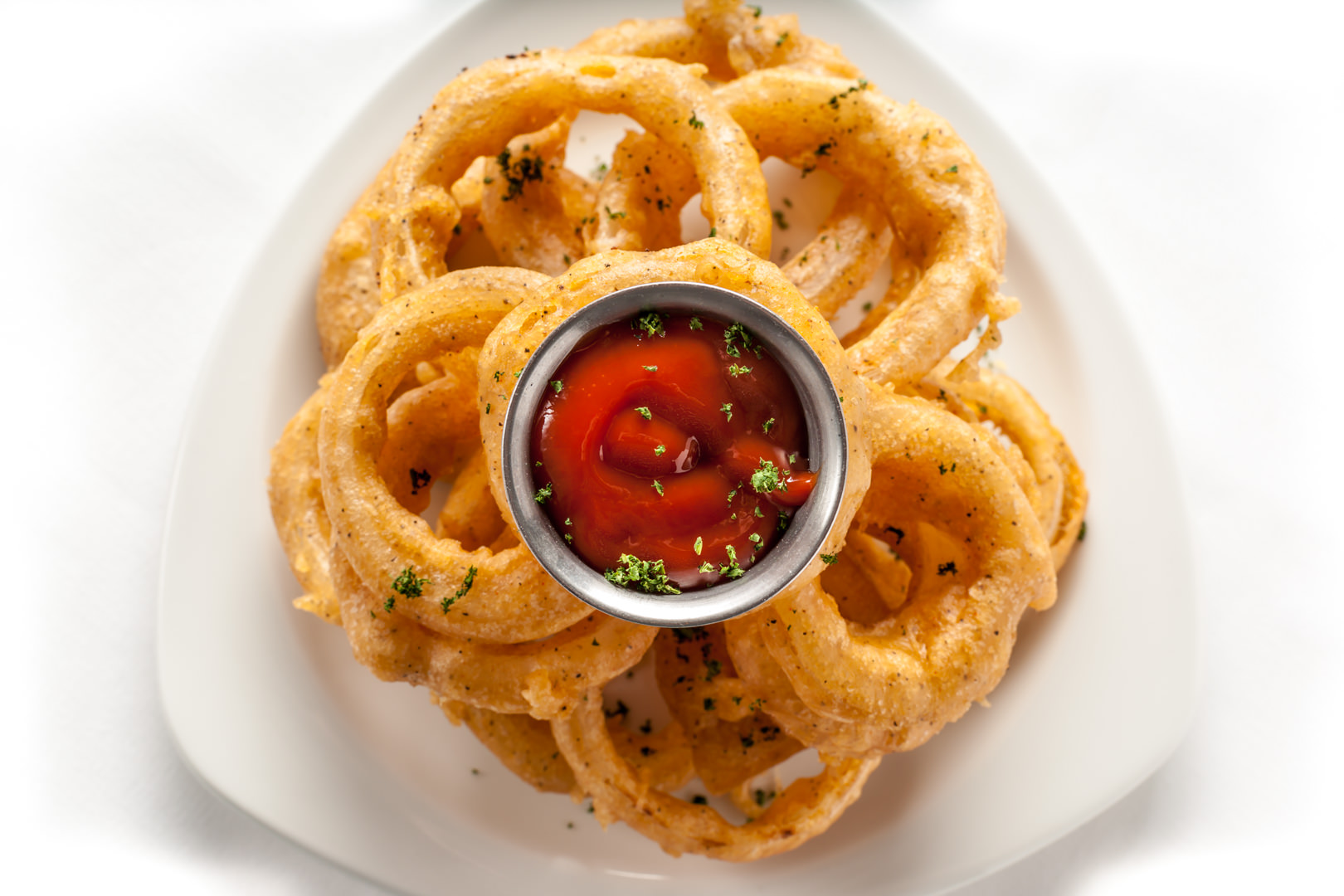Onion Rings III Forks - Theresa Fernandez Photography | Dallas Food Photographer