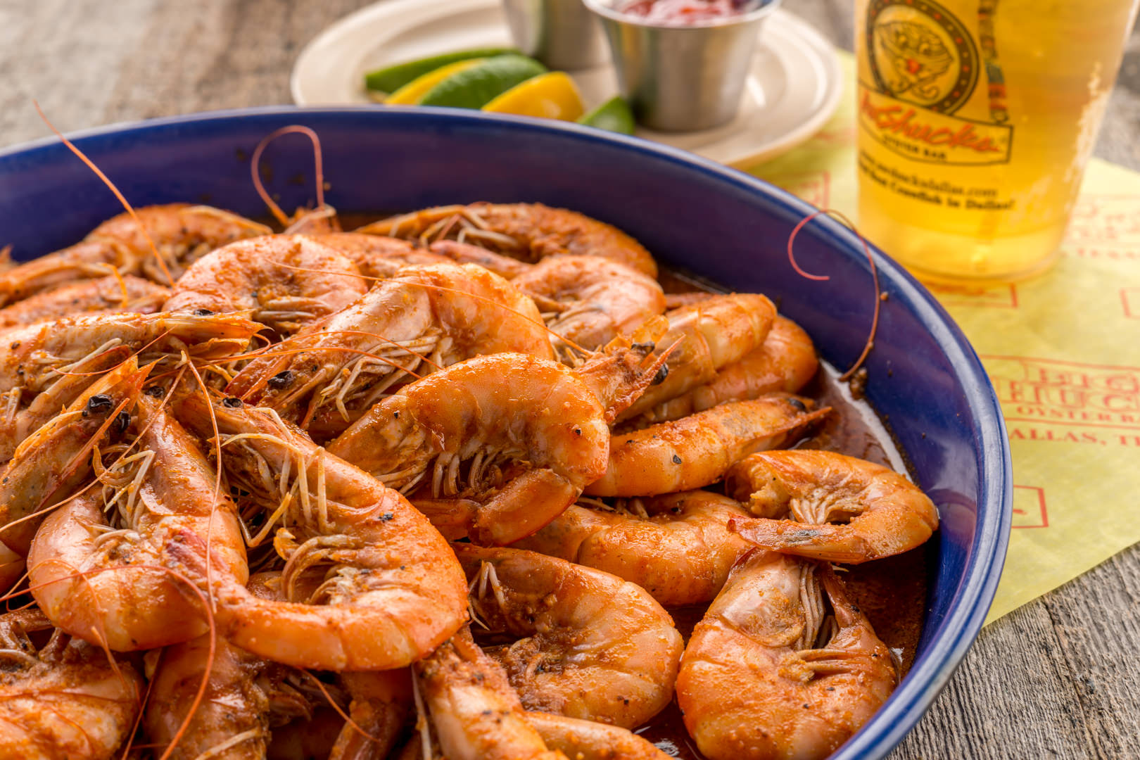 Cajun shrimp Aw Shucks - Theresa Fernandez Photography | Dallas Food Photographer