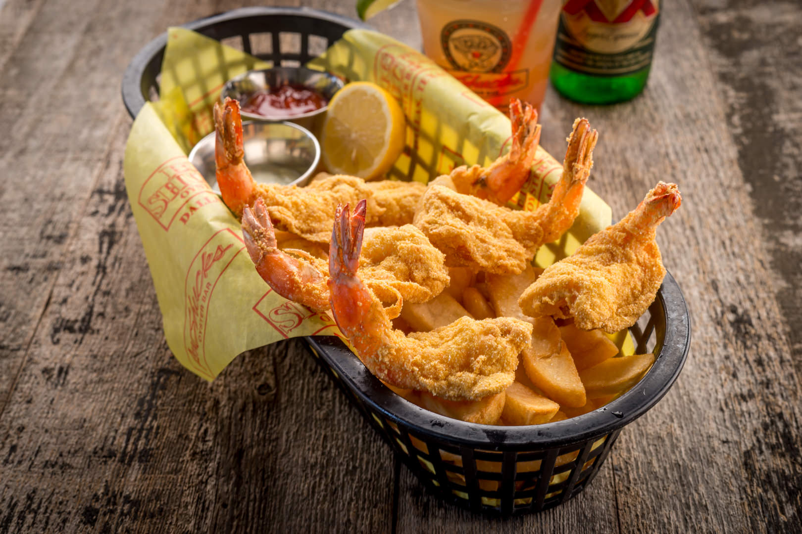 Shrimp Basket Aw Shucks - Theresa Fernandez Photography | Dallas Food Photographer