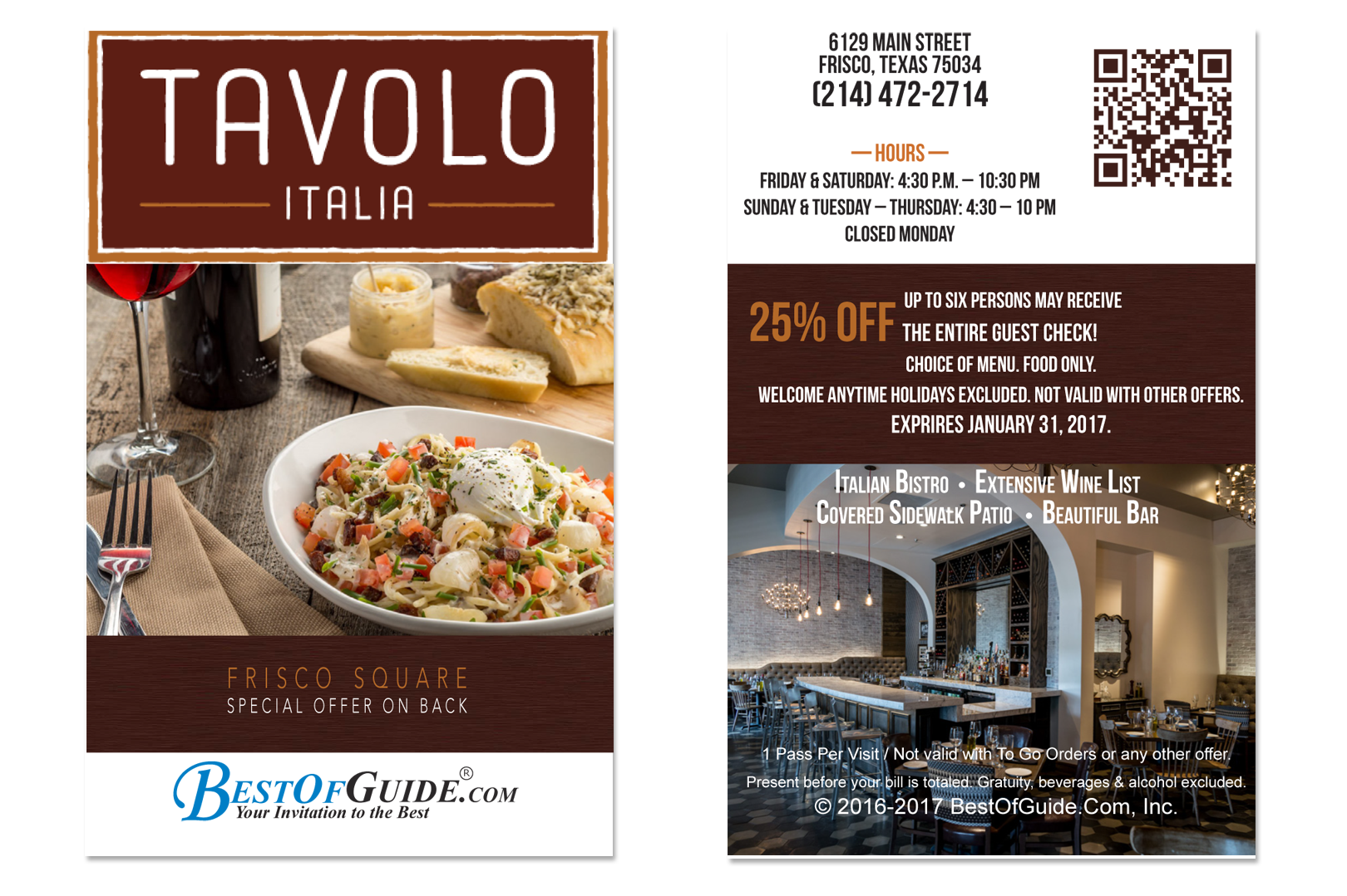 Tavolo Italia - Best of Guide
